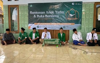 Pemuda Ansor Jarakkulon Gelar Santunan Anak Yatim dan Buka Bersama di Masjid Al Ikhlas