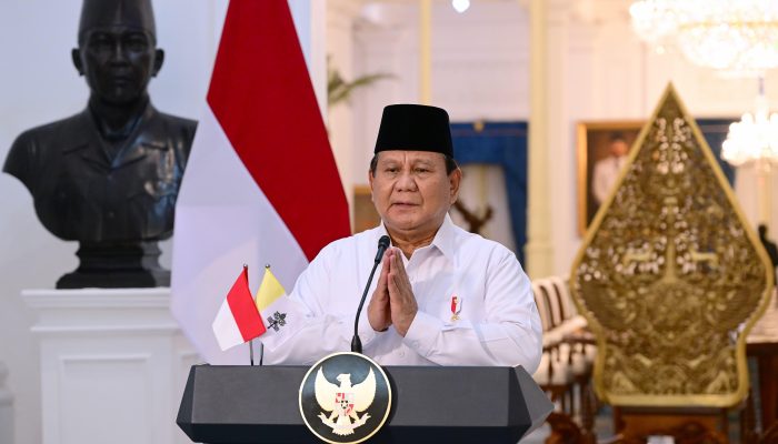 Presiden Prabowo Sampaikan Belasungkawa atas Wafatnya Paus Fransiskus