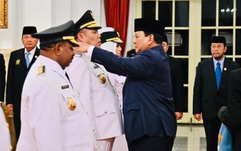 Presiden Prabowo Lantik Gubernur dan Wagub Papua Pegunungan serta Kepulauan Bangka Belitung