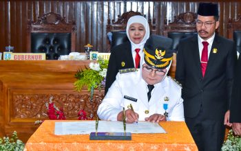 Hadiri Sertijab Bupati-Wabup Magetan, Gubernur Khofifah Pesankan Keselarasan RPJMN, RPJMD Provinsi dengan RPJMD Kabupaten
