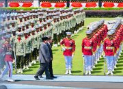 Presiden Prabowo Terima Kunjungan Resmi Presiden Senat Hun Sen di Istana Merdeka