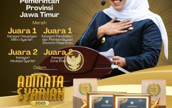Borong 10 Penghargaan Anugerah Adinata Syariah 2025, Gubernur Khofifah Komitmen Perkuat Pondasi Ekonomi Syariah di Jatim