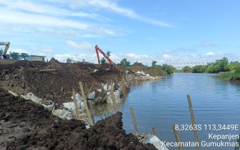 Pembangunan Spillway Sungai Tanggul Jember Dimulai, Gubernur Khofifah Jamin Ketersediaan Air Ribuan Hektar Lahan Pertanian