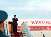 Tuntaskan Kunjungan Resmi di St. Petersburg, Presiden Prabowo Bertolak Kembali ke Tanah Air