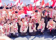 Gubernur Khofifah Pimpin Apel Hari Pramuka Ke-64, Ajak Pramuka Jatim Hidupkan Ruh Kepanduan untuk Wujudkan Ketahanan Bangsa