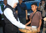 Gubernur Khofifah Pastikan Harga Bahan Pokok Terkendali Lewat Pasar Murah di Mojokerto