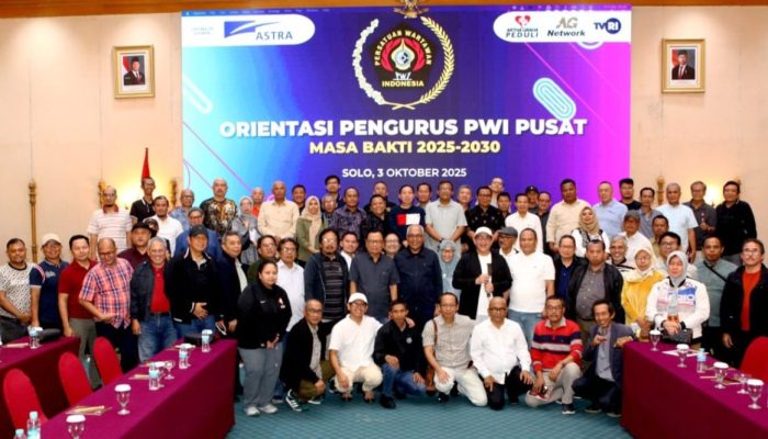 Jelang Pengukuhan, Pengurus PWI Pusat Periode 2025–2030 Gelar Konsolidasi dan Orientasi di Solo