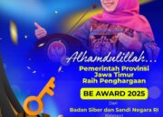 Gubernur Khofifah Nilai Be Award 2025 Bukti Kesiapan Jatim Hadapi Tantangan Siber dan Transformasi Pemerintahan Digital