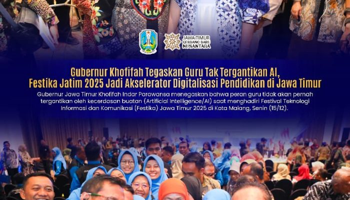Khofifah: Festival TIK Jatim 2025 Wujudkan Lompatan Digitalisasi Pendidikan.