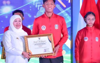 Gubernur Khofifah Tegaskan SMANOR Sidoarjo Jadi Kawah Candradimuka Atlet Pelajar Berprestasi Dunia