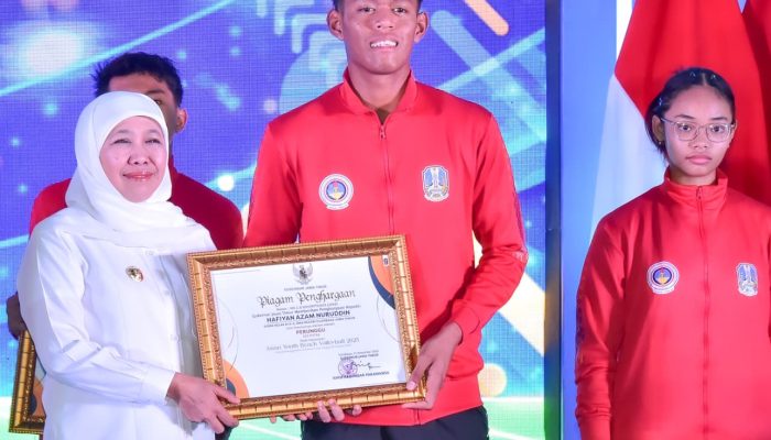 Gubernur Khofifah Tegaskan SMANOR Sidoarjo Jadi Kawah Candradimuka Atlet Pelajar Berprestasi Dunia