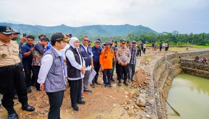 Gubernur Khofifah: Air Adalah Kehidupan, Infrastruktur Irigasi Trenggalek Siap Dongkrak Produktivitas Petani
