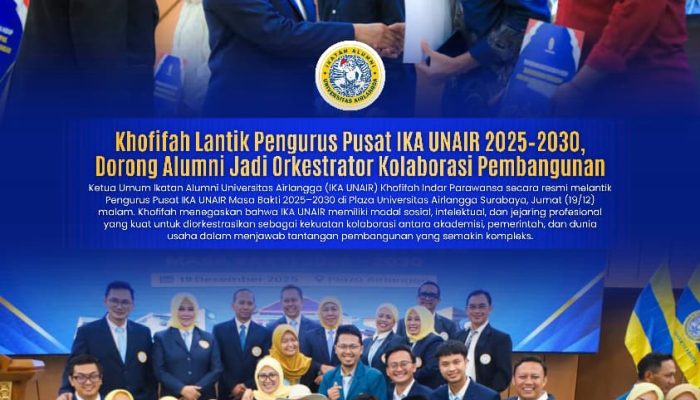 Khofifah Tegaskan Peran Strategis IKA UNAIR sebagai Penggerak Kolaborasi Akademisi, Pemerintah, dan Dunia Usaha