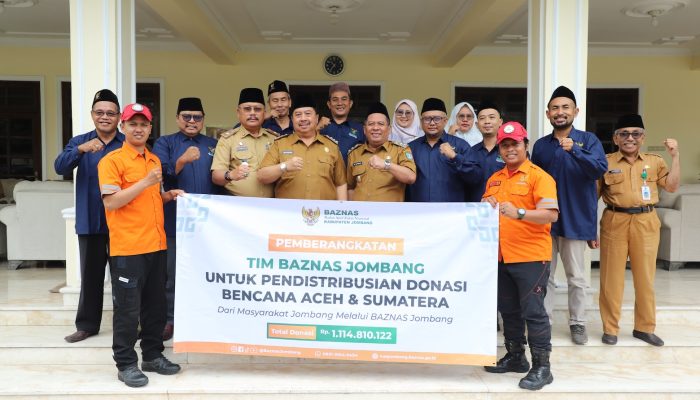 Donasi Masyarakat Capai Rp1,1 Miliar, Baznas Jombang Kirim Relawan ke Aceh Tamiang