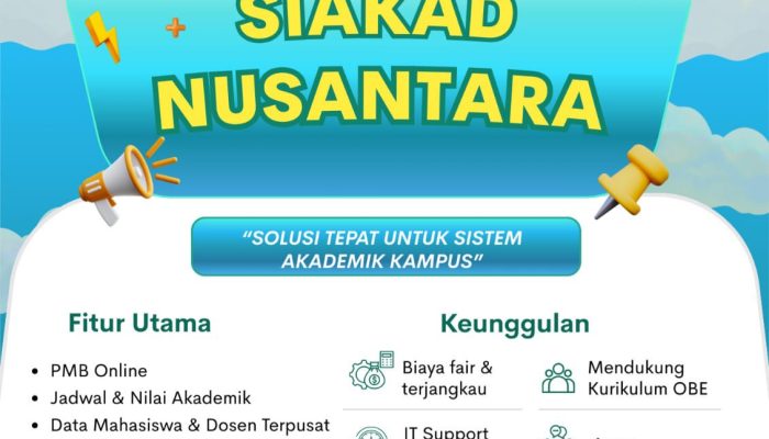 SIAKAD Nusantara: Satu Sistem Terintegrasi untuk Kendali Akademik Kampus