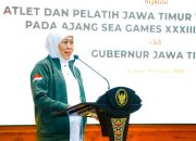 Gubernur Khofifah Serahkan Bonus Rp 8 Miliar untuk 161 Atlet dan Pelatih SEA Games XXXIII, Tegaskan Jatim Lumbung Atlet Nasional