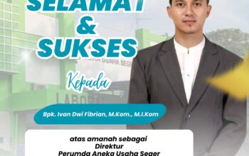 Ivan Dwi Fibrian Resmi Dilantik, Perumda Seger Siap Lebih Produktif