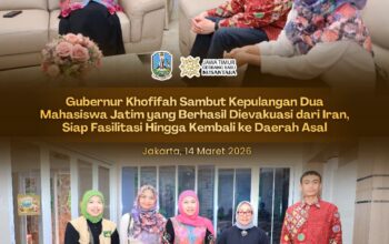 Gubernur Khofifah Pastikan Mahasiswa Jatim dari Iran Difasilitasi Pulang ke Daerah Asal