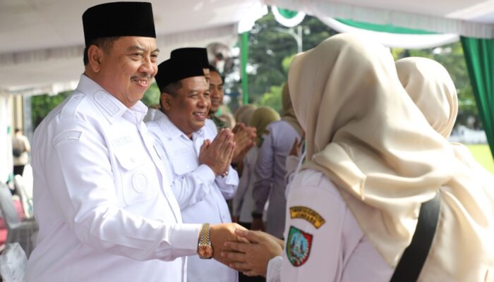 Awali Kerja Pasca Lebaran, ASN Jombang Ikuti Apel dan Halal Bihalal