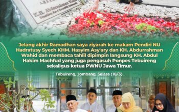 Gubernur Khofifah Sowan ke Ponpes Tebuireng dan Tambakberas Jelang Idul Fitri, Perkuat Ukhuwah dan Mohon Doa untuk Jatim