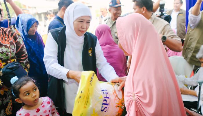Gubernur Khofifah Gelar Pasar Murah di Jemur Wonosari Surabaya, Bantu Warga Dapatkan Bahan Pokok Lebih Murah