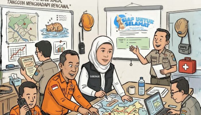 Gubernur Khofifah Pastikan Jawa Timur Siaga Hadapi Kemarau Ekstrem dan Risiko Hidrometeorologi