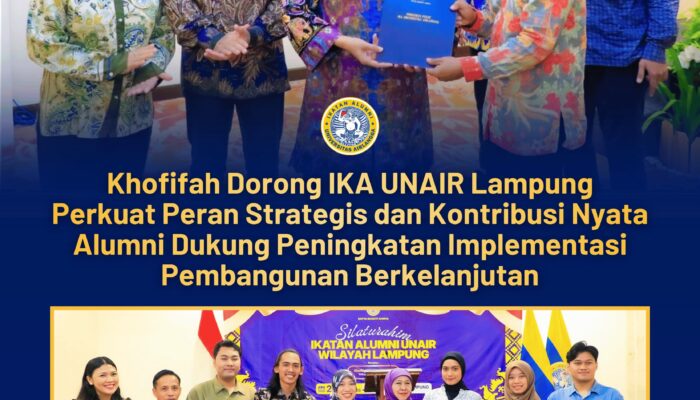 Gubernur Khofifah Minta Alumni UNAIR Terus Hadirkan Solusi Nyata bagi Pendidikan, Lingkungan dan Kesejahteraan