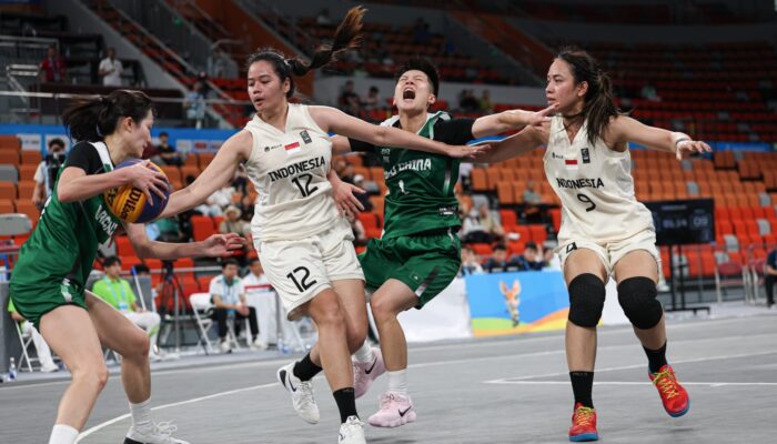 Kalahkan Makau, Timnas Basket 3×3 Putri Indonesia Melaju ke Fase 16 Besar Asian Beach Games 2026