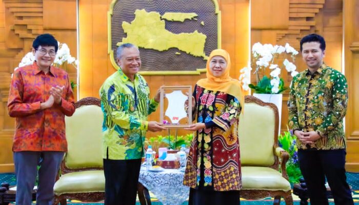 Gubernur Khofifah Terima Dubes RI untuk Australia dan Pelaku Bisnis, Perluas Akses Bahan Baku Industri Kulit Jatim
