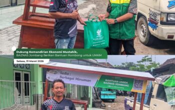 BAZNAS Jombang Dorong Kemandirian Mustahik Lewat Bantuan Rombong