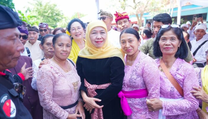 Gubernur Khofifah Hadiri Dharma Shanti Nyepi, Tekankan Peran Semua Pihak Ciptakan Perdamaian