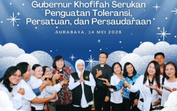Gubernur Khofifah: Nilai Kasih dan Kepedulian Sosial Penting Dijaga di Tengah Keberagaman