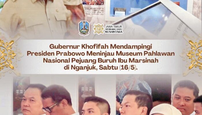 Gubernur Khofifah Harap Museum Marsinah Bangkitkan Ekonomi dan Pariwisata Masyarakat Nganjuk
