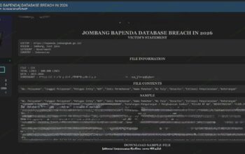 100 Ribu Data Pajak Warga Jombang Diduga Bocor, Muncul di Dark Web