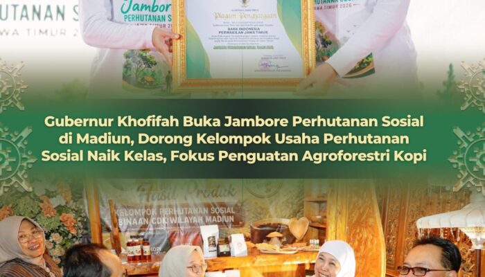 Gubernur Khofifah Dorong Kelompok Tani Hutan dan KUPS Kembangkan Agroforestri Produktif Bernilai Ekonomi Tinggi