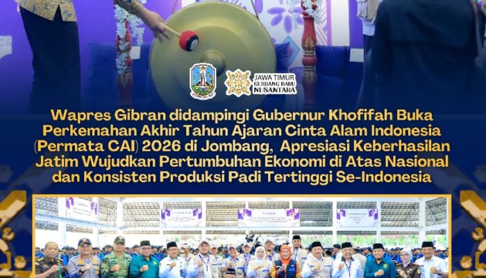 Wapres Gibran Apresiasi Gubernur Khofifah atas Keberhasilan Jatim Catat Pertumbuhan Ekonomi di Atas Nasional dan Produksi Padi Tertinggi Se-Indonesia