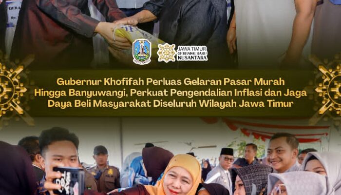 Gubernur Khofifah Tegaskan Pasar Murah Jadi Instrumen Strategis Kendalikan Inflasi dan Perkuat Perlindungan Sosial