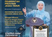 Pemprov Jatim Dinobatkan sebagai Institusi dengan Kinerja Komunikasi DEI dan ESG Terbaik, Gubernur Khofifah Siap Perkuat Inovasi Komunikasi Publik