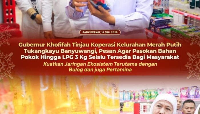 Gubernur Khofifah Dorong Koperasi Merah Putih Jadi Penopang Distribusi Kebutuhan Pokok hingga Mitra Program MBG