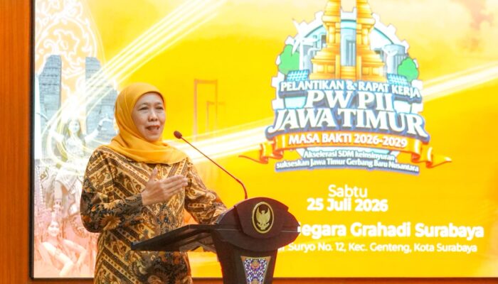 Gubernur Khofifah Ajak PII Jawa Timur Perkuat Kolaborasi dan Inovasi untuk Dukung Indonesia Emas 2045