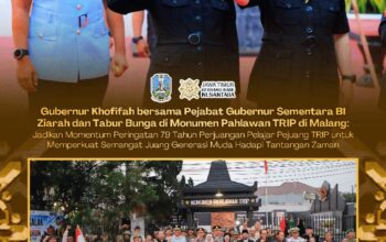 Gubernur Khofifah Ajak Generasi Muda Teladani Semangat Pelajar Pejuang TRIP Hadapi Tantangan Zaman