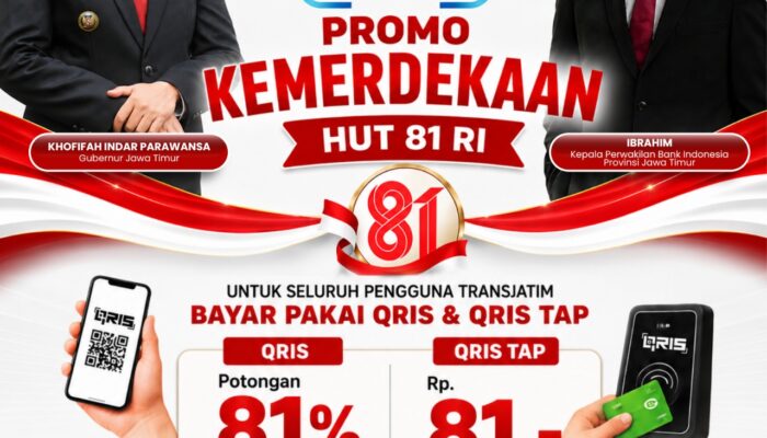 Gubernur Khofifah Hadirkan Kado Kemerdekaan, Tarif Trans Jatim Mulai Rp81 Selama Sepekan