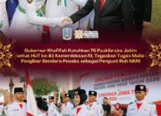 Dari Pengukuhan Menuju Tugas Kenegaraan, Gubernur Khofifah Minta Paskibraka Jaga Fokus, Disiplin, dan Kekompakan