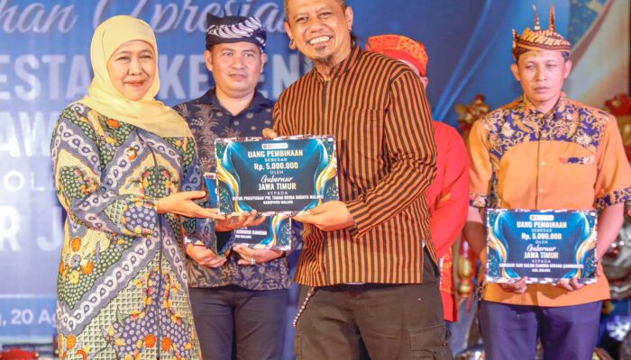 Jumlah Sanggar dan Seniman Topeng Malangan Meningkat, Gubernur Khofifah Tekankan Pentingnya Regenerasi