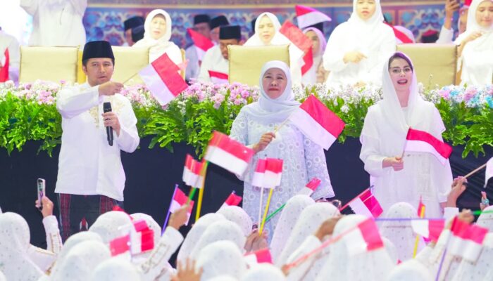 Gubernur Khofifah Gelar Maulid Nabi dan Haul ke-12 H. Indar Parawansa, Ajak Masyarakat Perkuat Semangat Religius Nasionalis