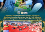 Gubernur Khofifah Ajak Warga Nganjuk Kibarkan Merah Putih, Semarakkan Pasar Murah dengan Semangat Kemerdekaan