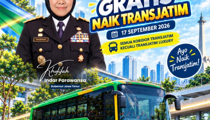 Gubernur Khofifah Gratiskan Trans Jatim di Harhubnas 2026, Ajak Masyarakat Beralih ke Transportasi Publik
