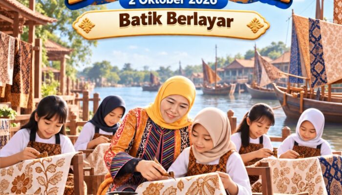 Gubernur Khofifah Ajak Generasi Muda Kembangkan Batik melalui Kreativitas, Teknologi Digital, dan Wisata Edukasi