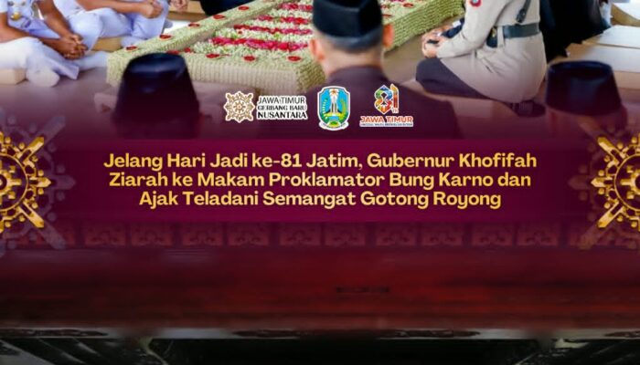 Ziarah Makam Proklamator Jadi Tradisi Jelang Hari Jadi Jatim, Gubernur Khofifah Dorong Keberlanjutan Pembangunan