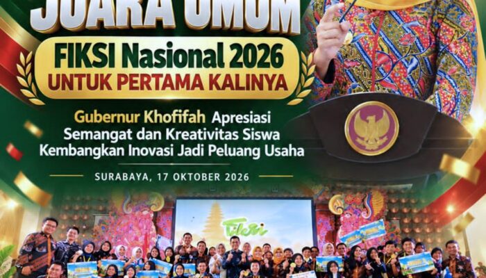 Sabet 18 Medali di FIKSI 2026, Gubernur Khofifah Sebut Siswa Jatim Siap Jadi *Entrepreneur* Masa Depan